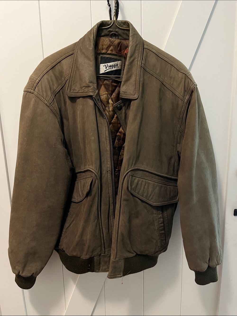 Men's Olive Bomber Jacket
